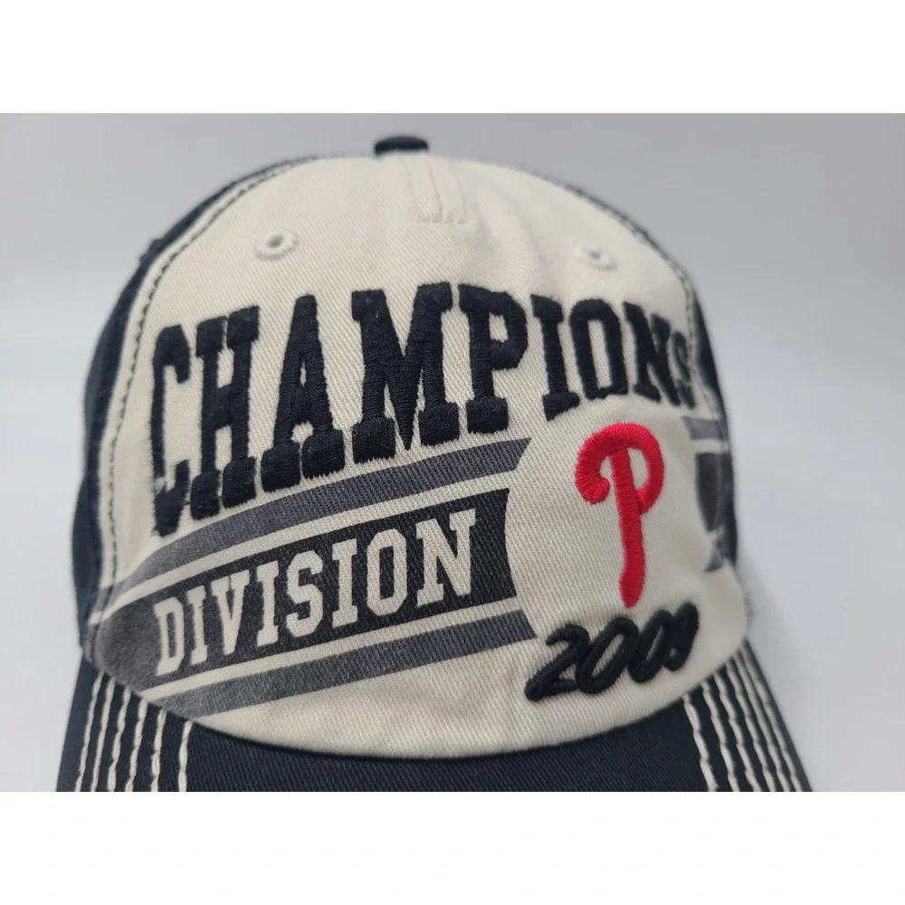 Philadelphia Phillies 2009 Division Champions 47 Brand‎ Twins Strapback Hat Cap